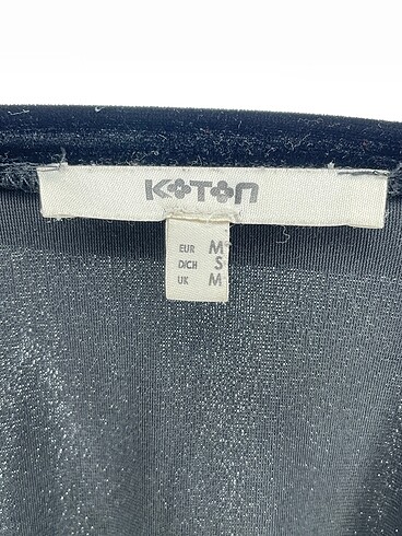 m Beden siyah Renk Koton Bluz %70 İndirimli.