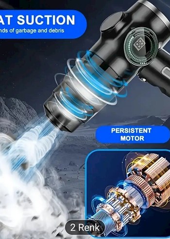 Çift Çekirdekli Siyah şarjlı süpürge araçlar için - Görsel 2