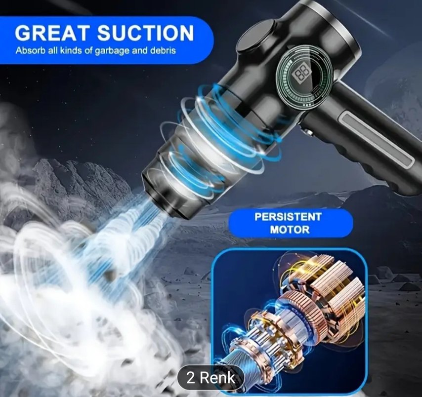 Çift Çekirdekli Siyah şarjlı süpürge araçlar için - Görsel 2