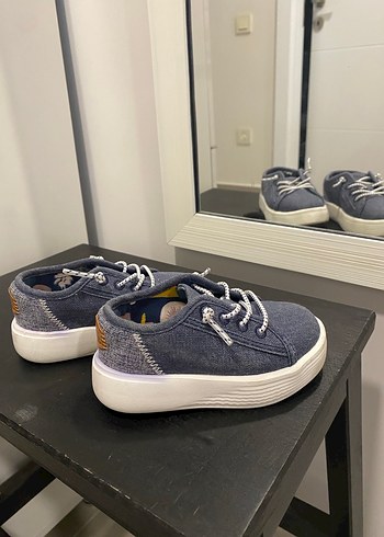 Hey Dude Erkek Çocuk Kot Kumaş Bağcıklı Sneakers
