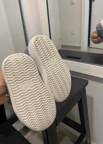22 Beden mavi Renk Hey Dude Erkek Çocuk Kot Kumaş Bağcıklı Sneakers
