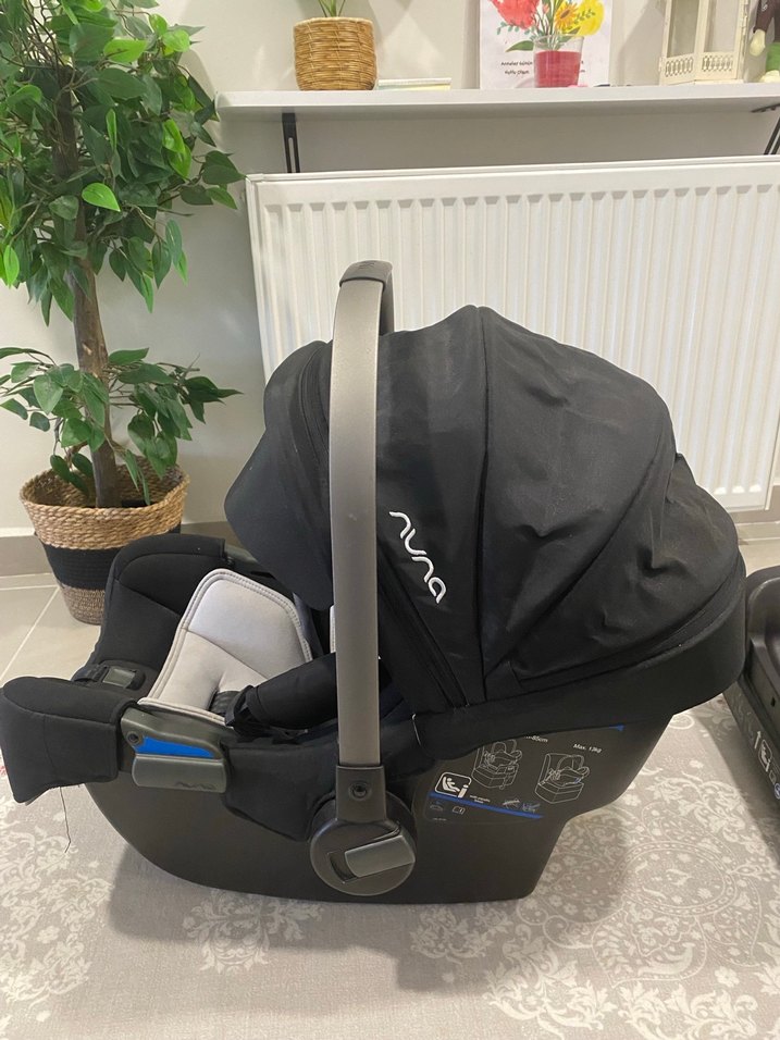 NUNA Siyah Isofixli Bebek Oto Koltuğu - Görsel 4