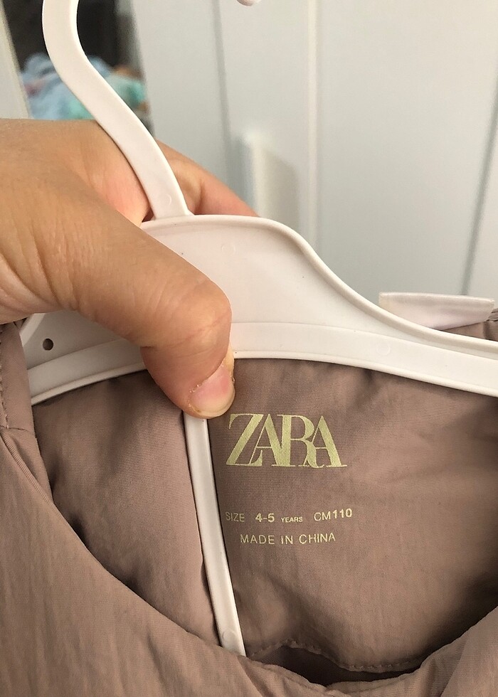 Zara kız çocuk mont - Görsel 4
