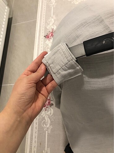 Diğer Beden gri Renk Babyjem puset örtüsü gri
