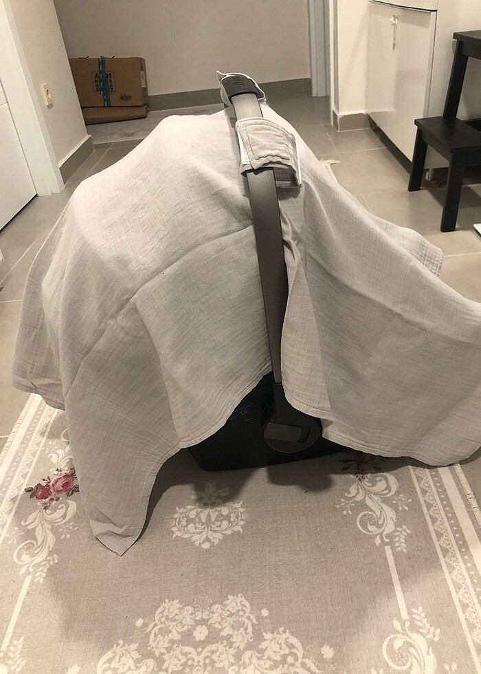 Babyjem puset örtüsü gri - Görsel 2