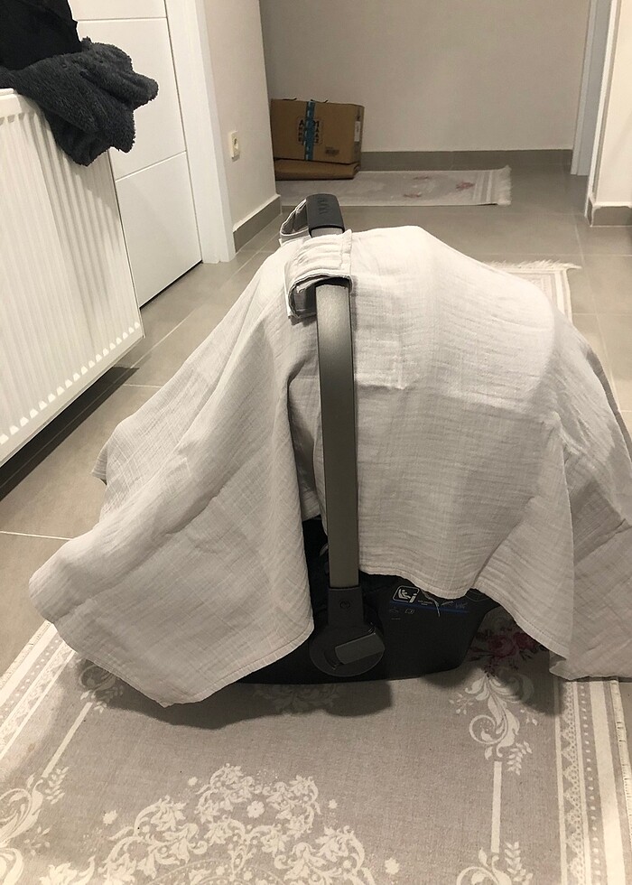 Babyjem puset örtüsü gri - Görsel 3