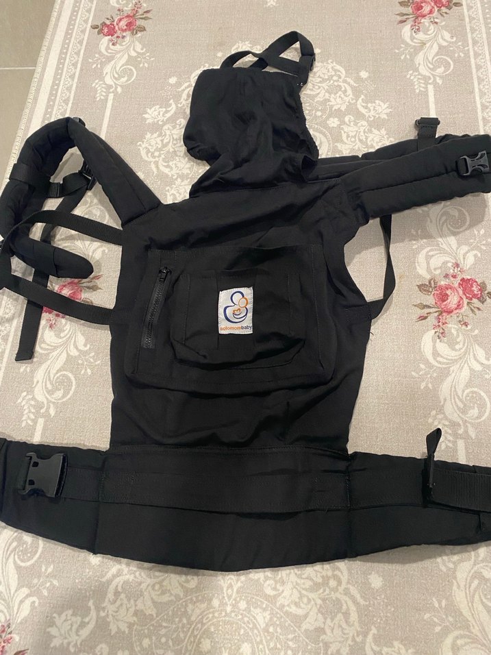 Siyah Bebek Taşıyıcı Kanguru - Görsel 2