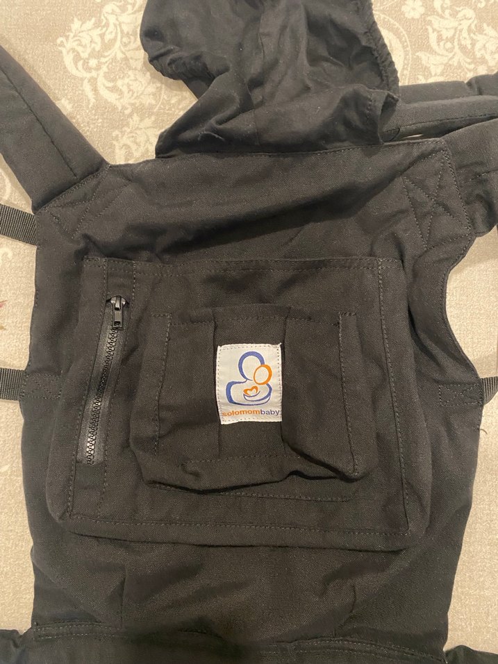 Siyah Bebek Taşıyıcı Kanguru - Görsel 4