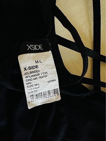 m Beden XSIDE Siyah Bluz