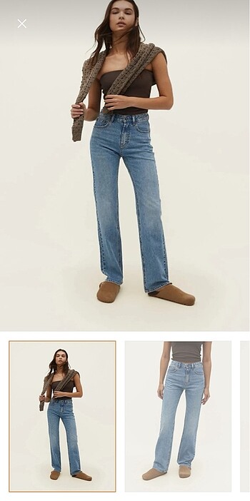 38 Beden Stradivarius D98 Straight fit vintage jean