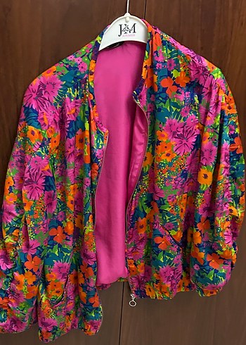 Renkli Tie-Dye Bohem Kadın Ceket