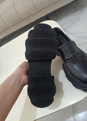 37 Beden siyah Renk Kadın loafer /Oxford