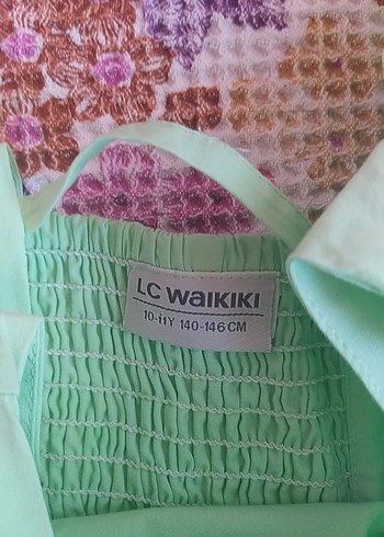 LC Waikiki Kız Çocuk Fırfırlı Bohem Elbise