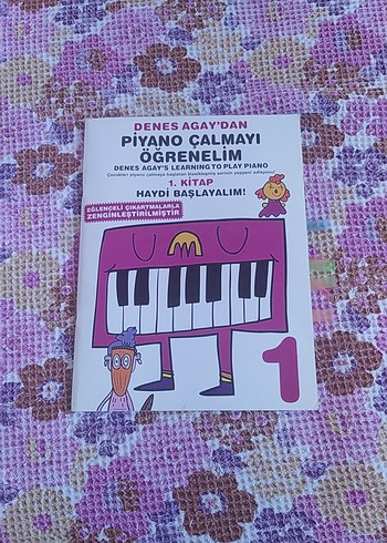 Renkli Piyano Öğrenme Kitabı 1