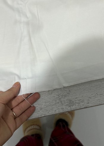 Beyaz Mini  Etek - Görsel 4