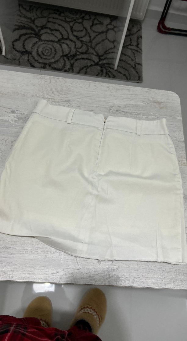 Beyaz Mini  Etek - Görsel 3