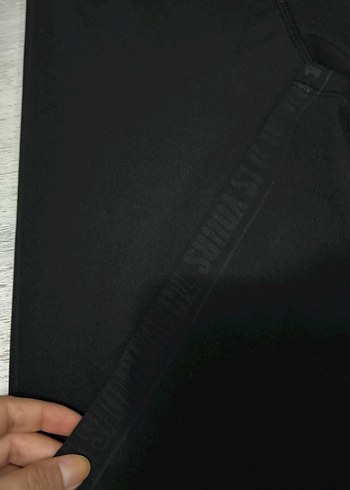 Siyah Kadın Spor Tayt - Görsel 3