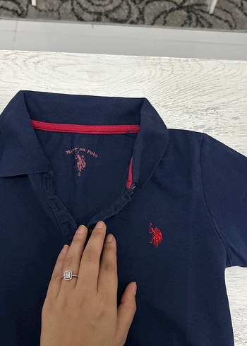 Lacivert Pamuklu Düğmeli Erkek Polo Tişört - Görsel 3