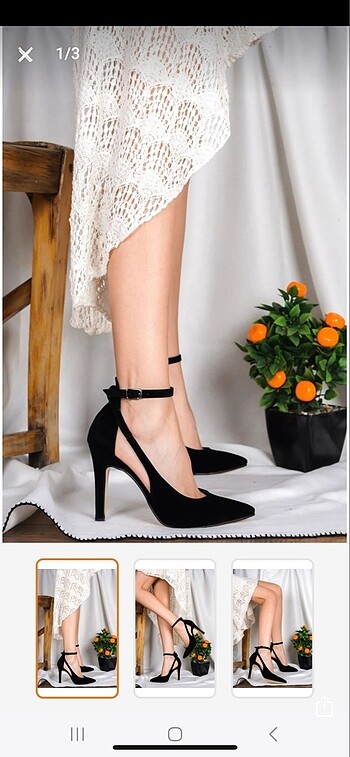 Süet Stiletto
