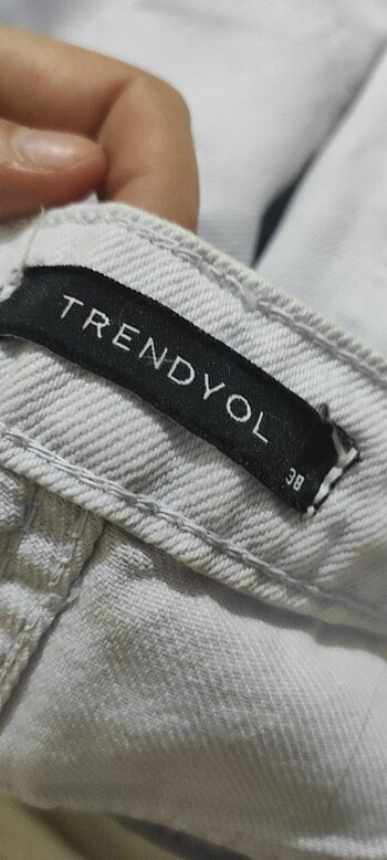 38 Beden mor Renk Trendyolmilla Lila Jean