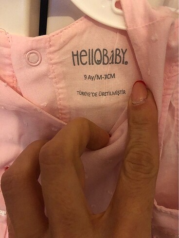 HelloBaby Pembe yazlik tiril elbise