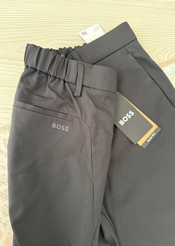 Hugo Boss Boss Siyah Rahat Kesim Pantolon