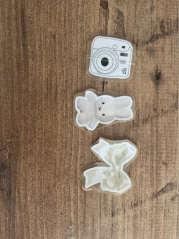  Beyaz temalı sticker seti