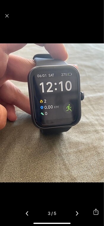  Beden siyah Renk Vestel akıllı saat 2 max