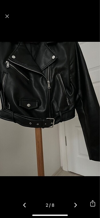 Stradivarius Stradivarius Biker Deri Ceket