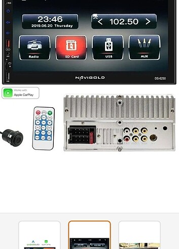 Diğer Navigold ds 6250 teyp
