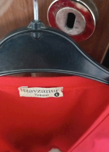 Kısa Kollu Kırmızı Baskılı Kız Tişörtü - Görsel 7