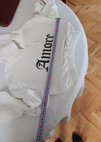 BERSHKA CROP SWEAT ÜST - Görsel 7