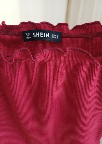 SHEIN CROP BLUZ - Görsel 2
