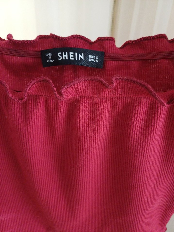 SHEIN CROP BLUZ - Görsel 2