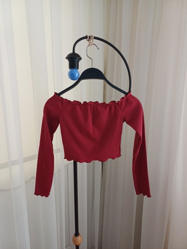 SHEIN CROP BLUZ - Görsel 4