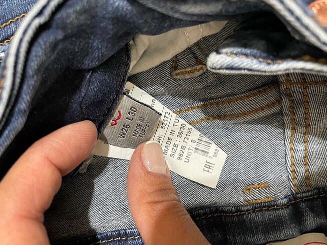 xs Beden mavi Renk LTB Kadın Pantolon