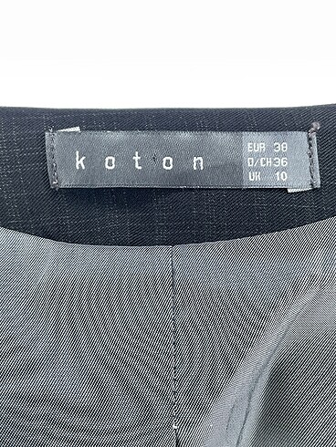 36 Beden siyah Renk Koton Blazer %70 İndirimli.