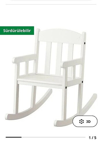 Çocuk sallanan sandalye