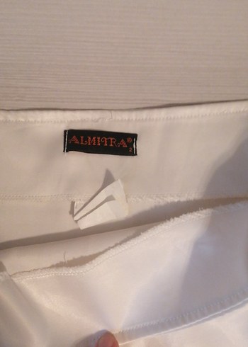 Zara Beyaz Mini Denim Etek
