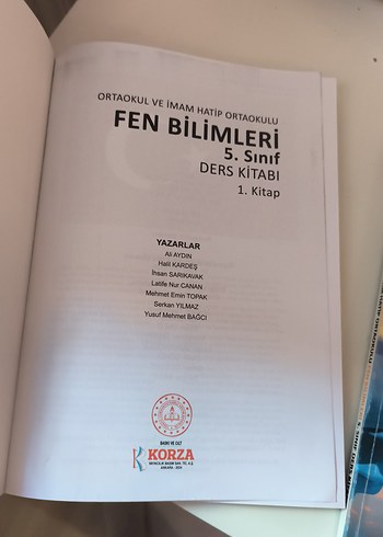 Fen Bilimleri 5. Sınıf Meb - Görsel 7