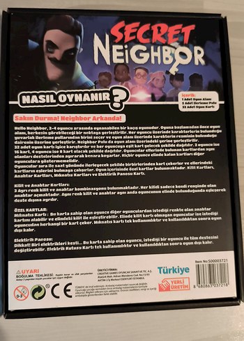 The Secret Neighbor Parti Oyunu