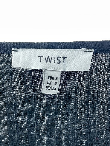 s Beden siyah Renk Twist Bluz %70 İndirimli.
