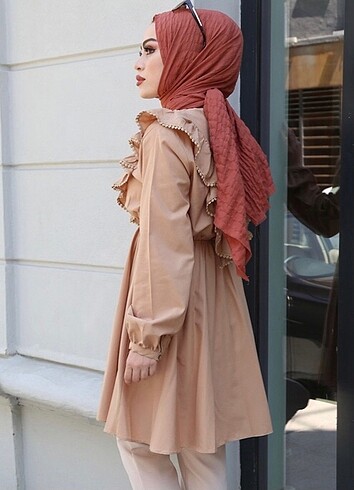 m Beden camel Renk Tunik