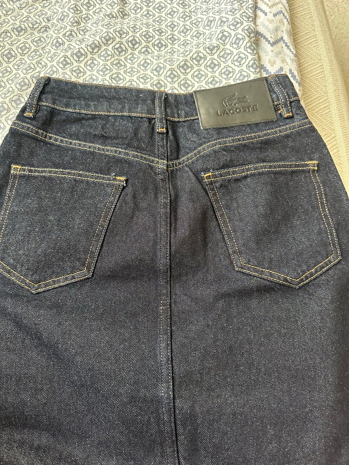 Lacoste Koyu Mavi Denim Jean — görsel 3/5