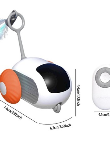 Tüylü Oyuncaklı Beyaz Kedi Oyuncağı - Görsel 8