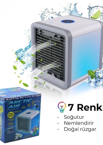 Masaüstü Kare Su Hazneli Fan