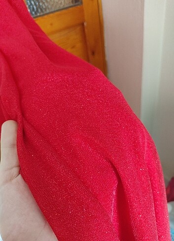 s Beden kırmızı Renk Kırmızı uzun abiye elbise