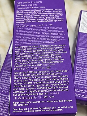 Clinique Clinique high impact Maskara set