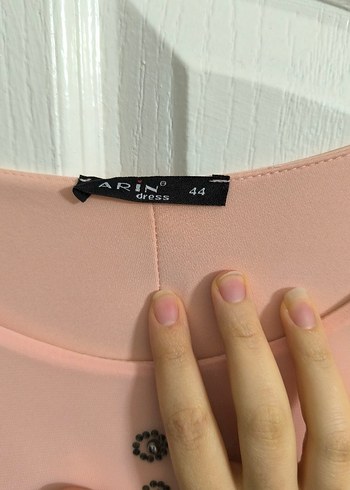 Pembe Mini Baskılı Dar Kesim Kadın Pantolon - Görsel 3