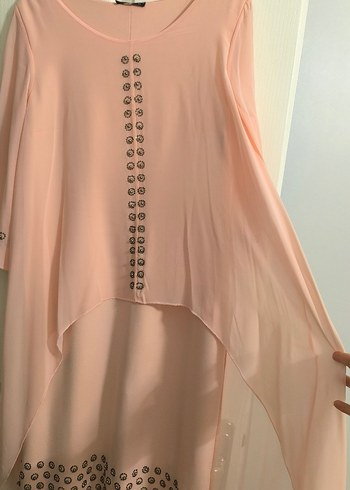 Pembe Mini Baskılı Dar Kesim Kadın Pantolon - Görsel 2